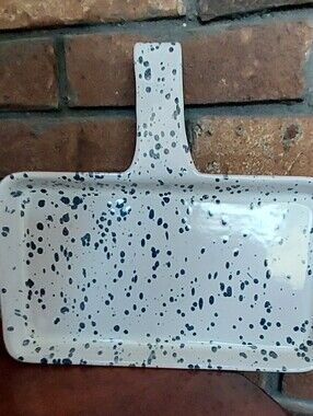 Dr Douglas Wonder Baker Stone Baking Pan Stoneware Handle Speckled